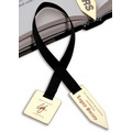 Square/Arrow Ribbon Bookmark (10"x1 1/8") - Gold